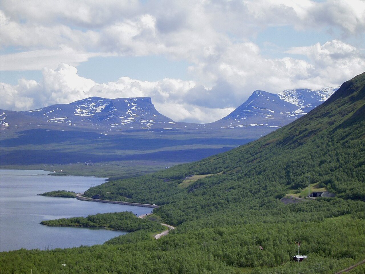 Lapporten mountain pass in Abisko National Park